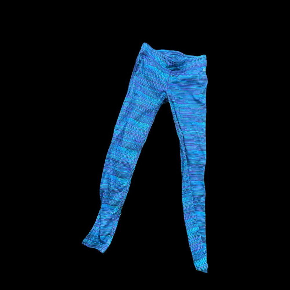 Girls yoga pants, galaxy geometric print